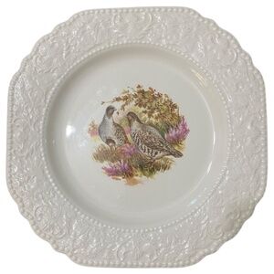 Vintage Lord Nelson Pottery Quails ceramic plate
